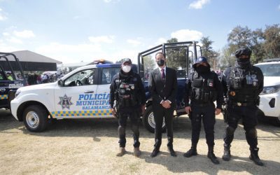 Recibe Salamanca equipamiento para Policía Municipal
