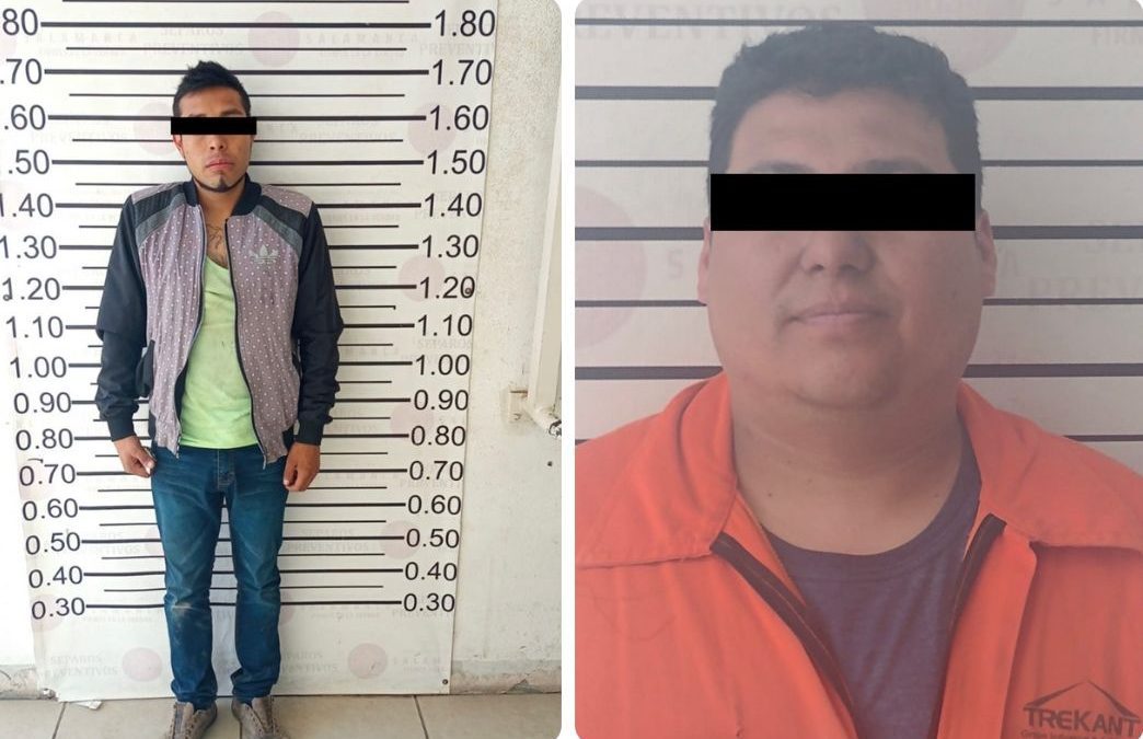 En hechos distintos son detenidos dos hombres señalados por presunto robo