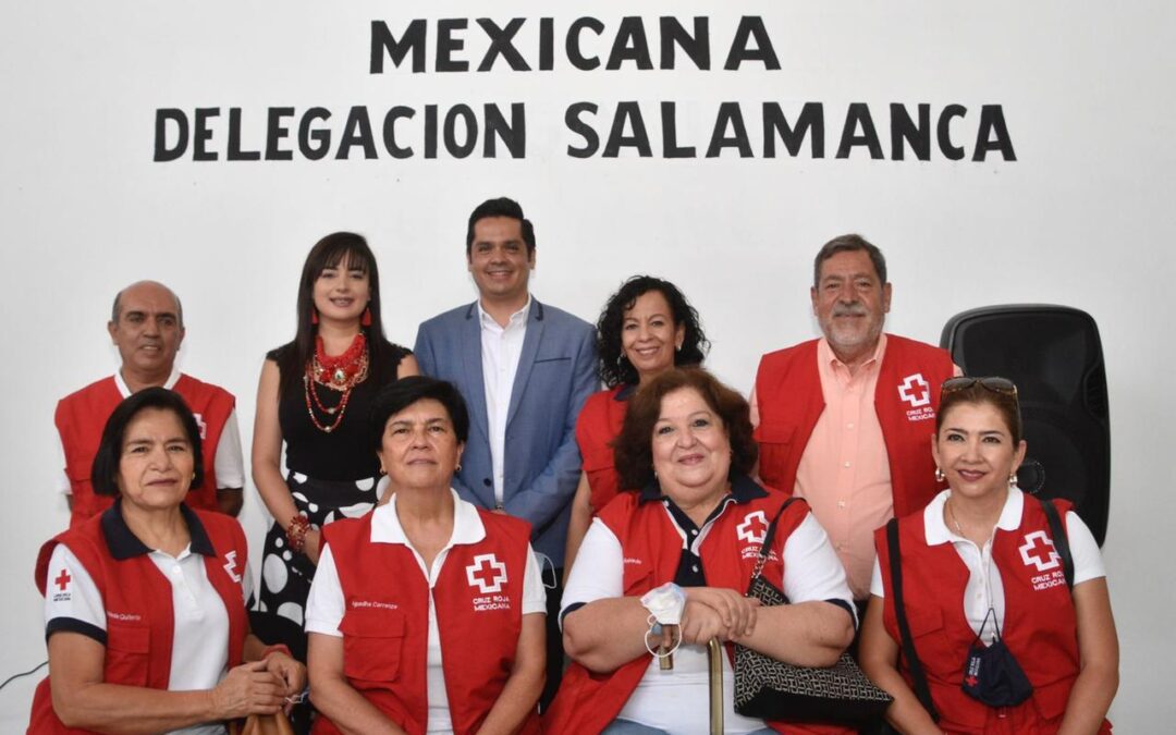Reitera César Prieto compromiso de su gobierno con la Cruz Roja Mexicana