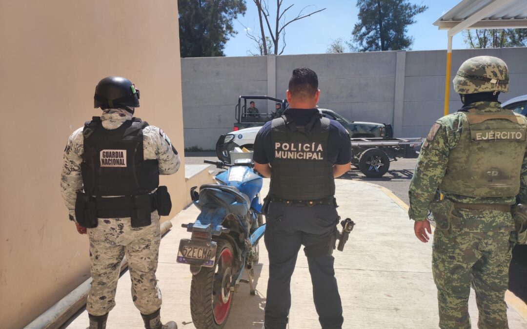 Policía Municipal de Salamanca recupera motocicleta robada