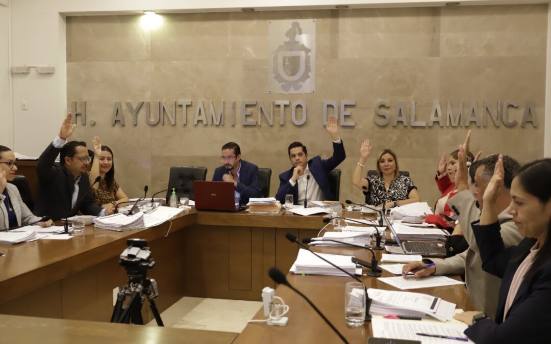 Aprueba H. Ayuntamiento desarrollo de obras para el municipio de Salamanca