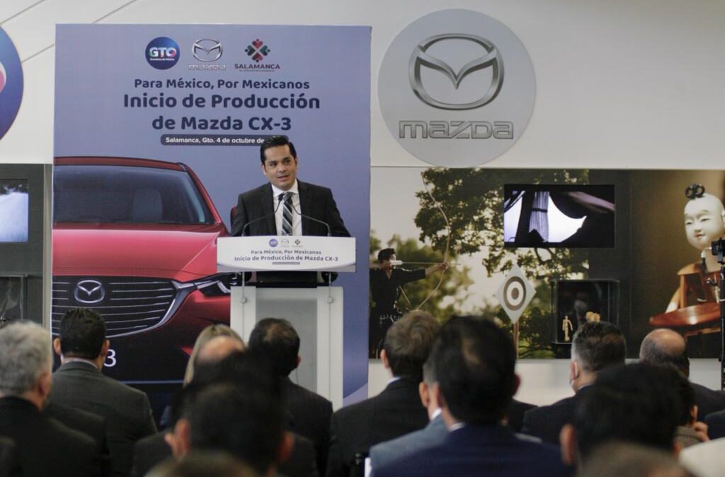 Celebra César Prieto generación de empleo en el arranque de producción de Mazda CX3