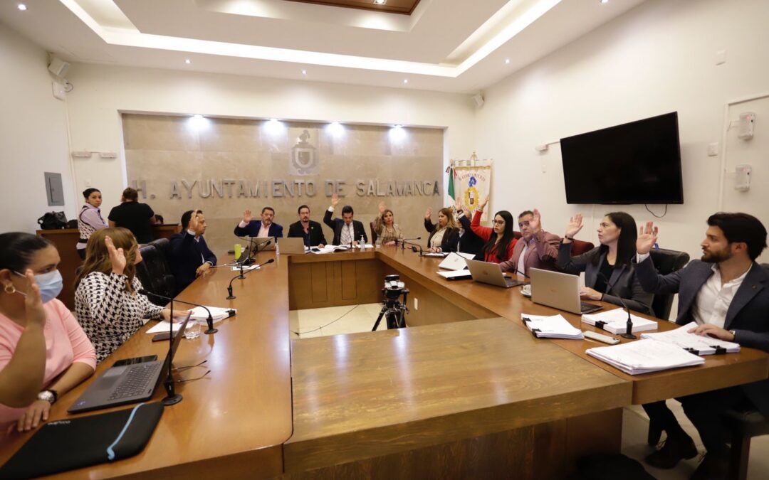 Aprueba H. Ayuntamiento de Salamanca iniciativa de Ley de Ingresos para el Ejercicio Fiscal 2023.