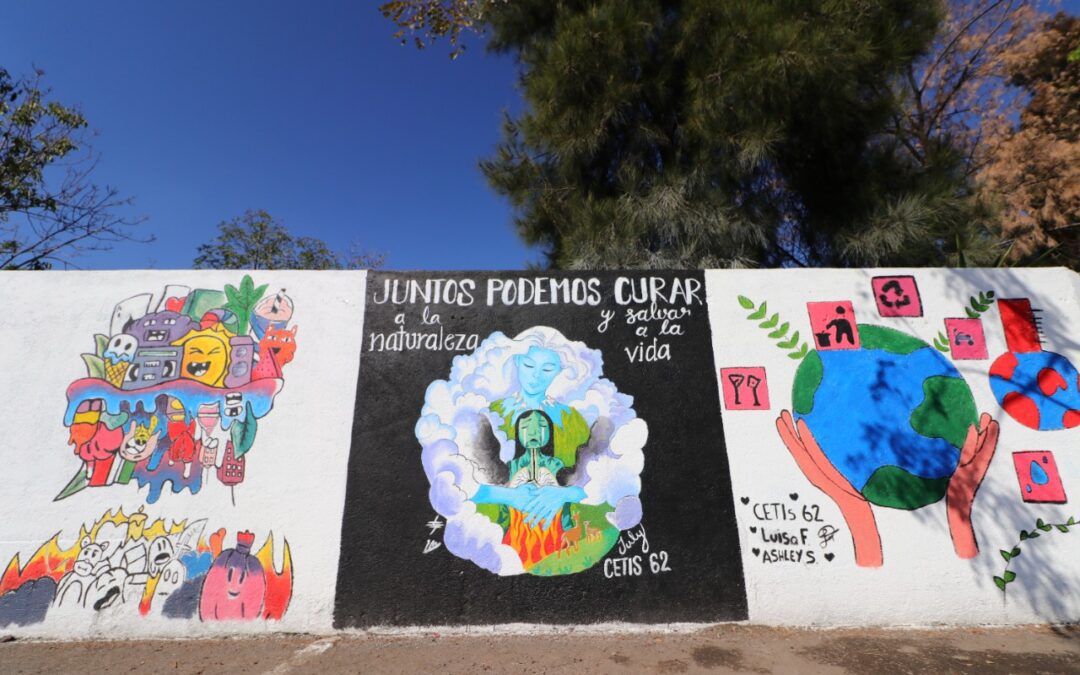 Concluyen murales ecológicos en Ecoparque de Salamanca
