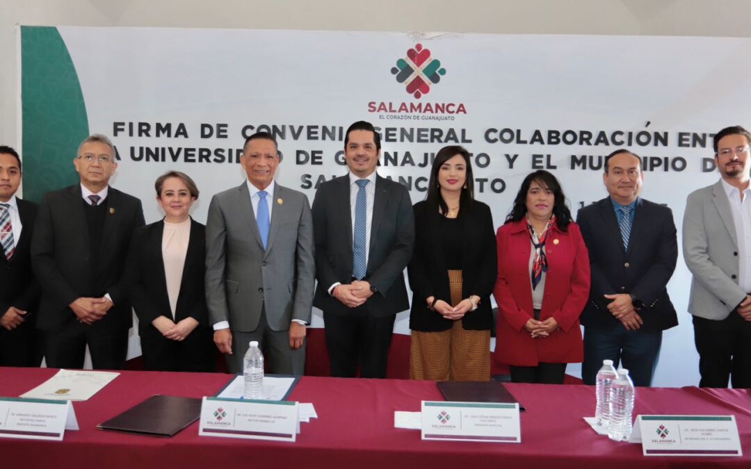 Pacta César Prieto compromisos con Universidad de Guanajuato