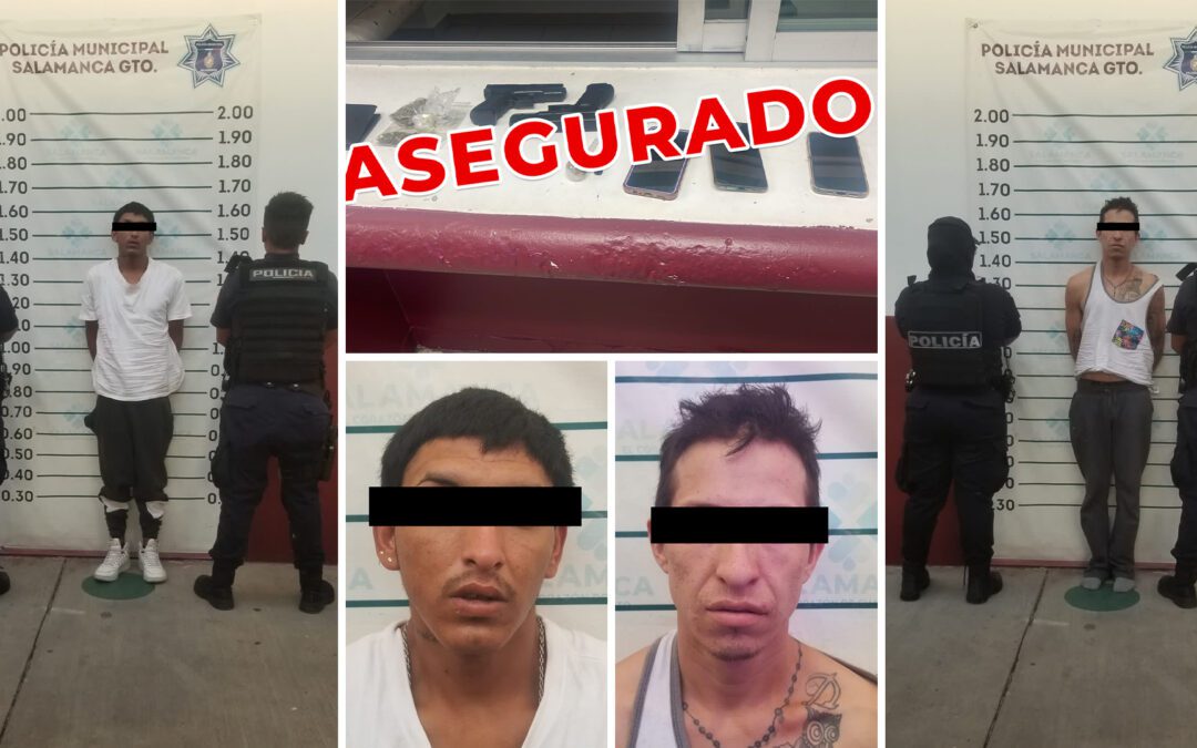 Policía de Salamanca detiene a dos hombres señalados por robo