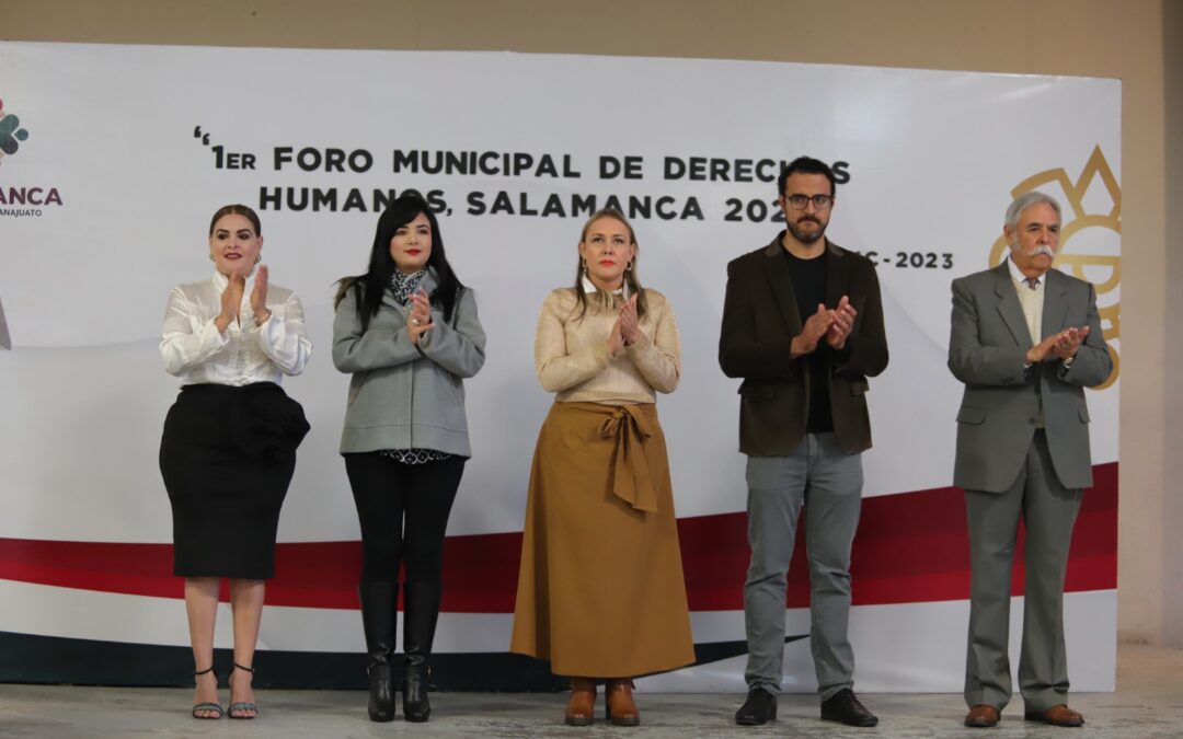 Presenta Gobierno de Salamanca con éxito el «Primer Foro Municipal de Derechos Humanos, Salamanca 2023»