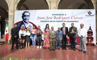 El Gobierno de Salamanca reconoce la trayectoria del Cronista Municipal Juan José Rodríguez Chávez