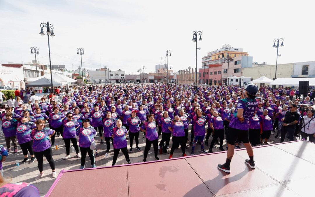 Éxito Rotundo en la Mega Zumba. Más de 600 Personas se Unen en Plaza Cívica Miguel Hidalgo para Hacer Deporte y Comunidad